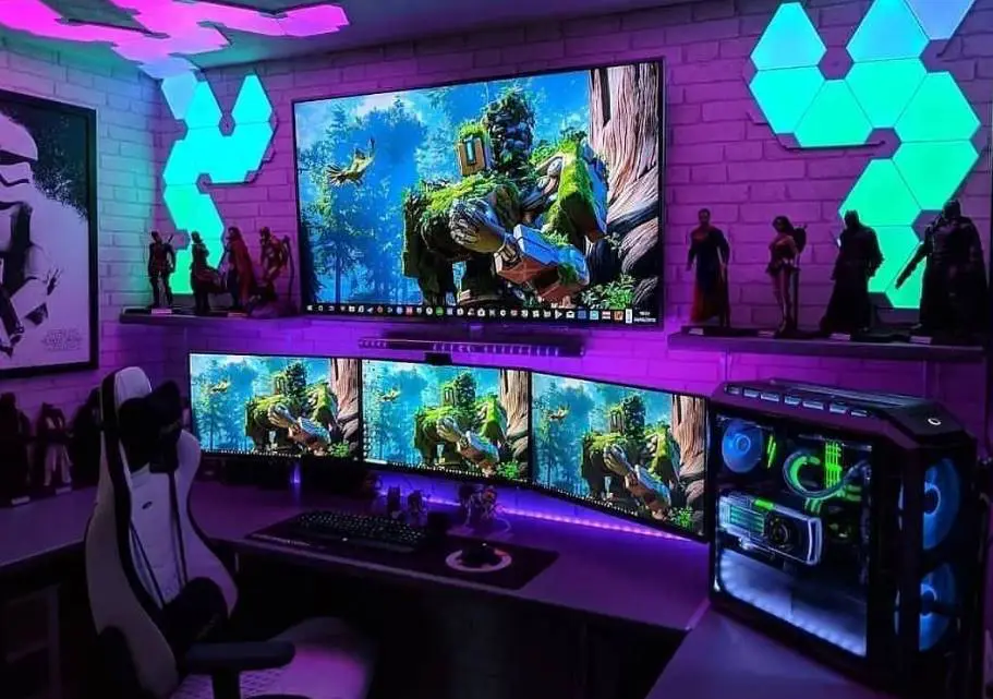 habitación gamer con mucho encanto