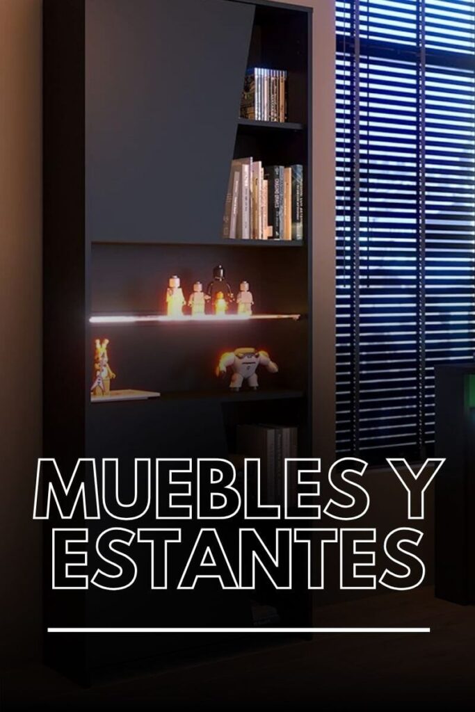 estantes y mobiliario para habitaciones gaming