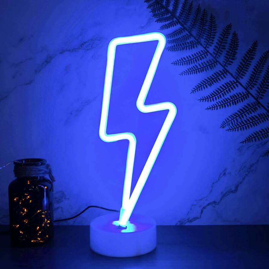 lampara luces de NEÓN rayo