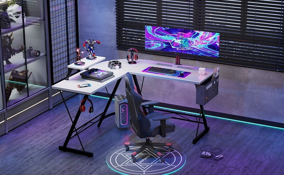 Mesas Gaming en L una opción sobresaliente