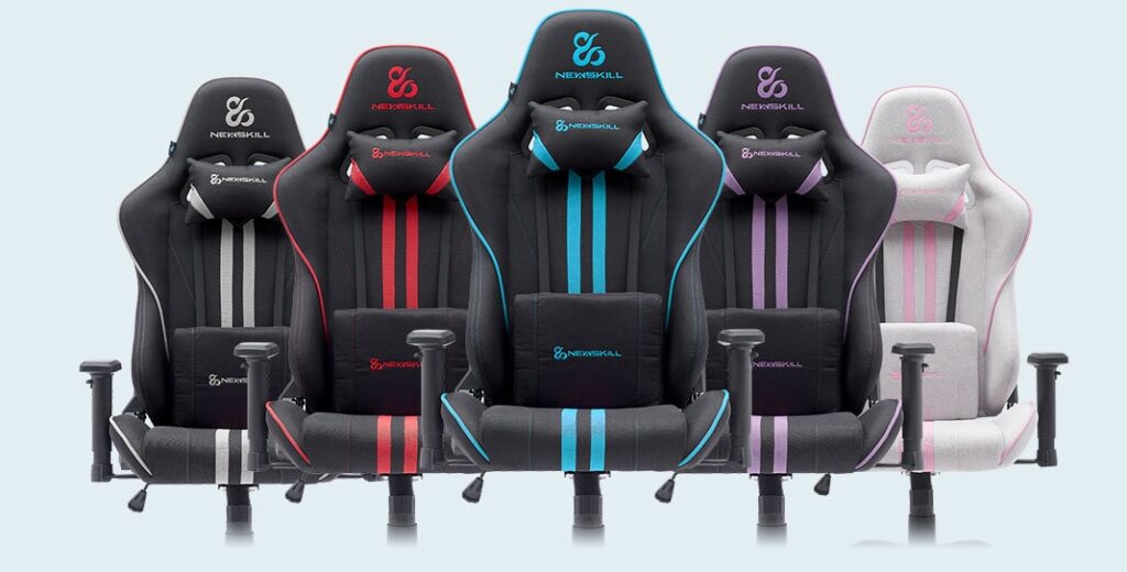 Las sillas gaming Newskill tienen infinidad de combinaciones en colores