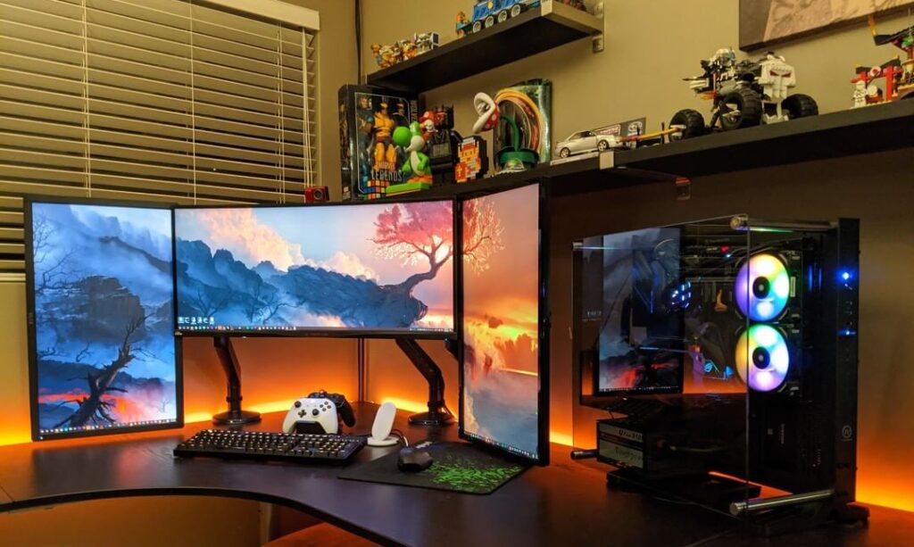 setup gamer atractivo